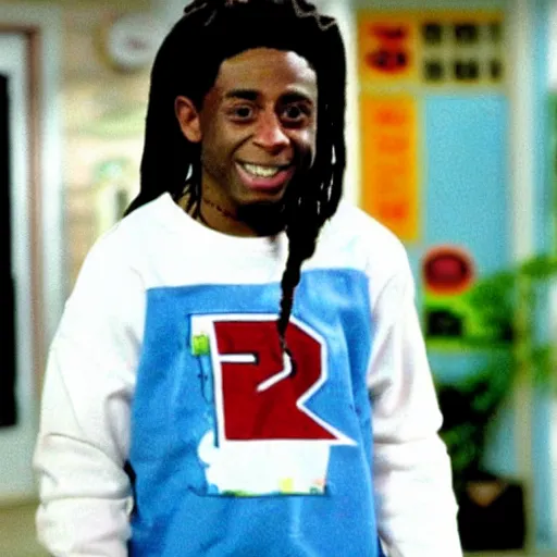 Image similar to a tv still of Lil' Wayne starring in Kenan & Kel (1999)