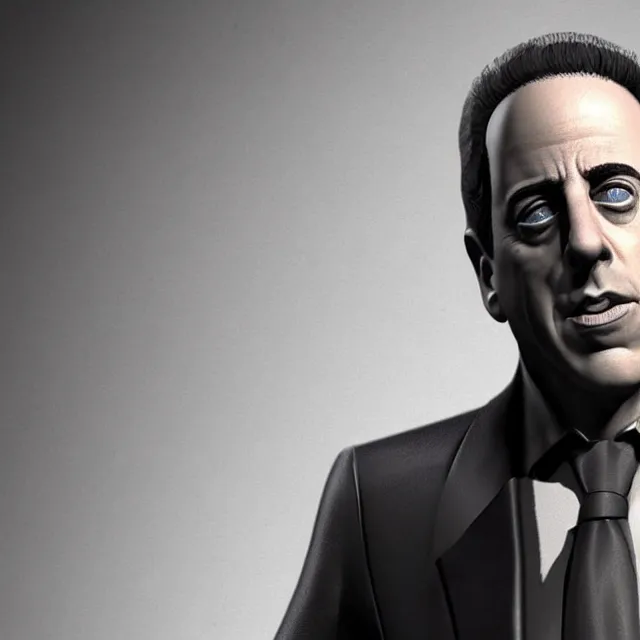 Image similar to jerry seinfeld reimagined as a boss in dark souls, dark cinematic, volumetric, realistic, cinematic lighting, ray tracing, unreal engine 5, unreal engine render, octane render, hyper realistic, photo, 8 k