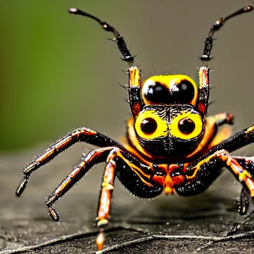 Image similar to scariest spider with 100 legs