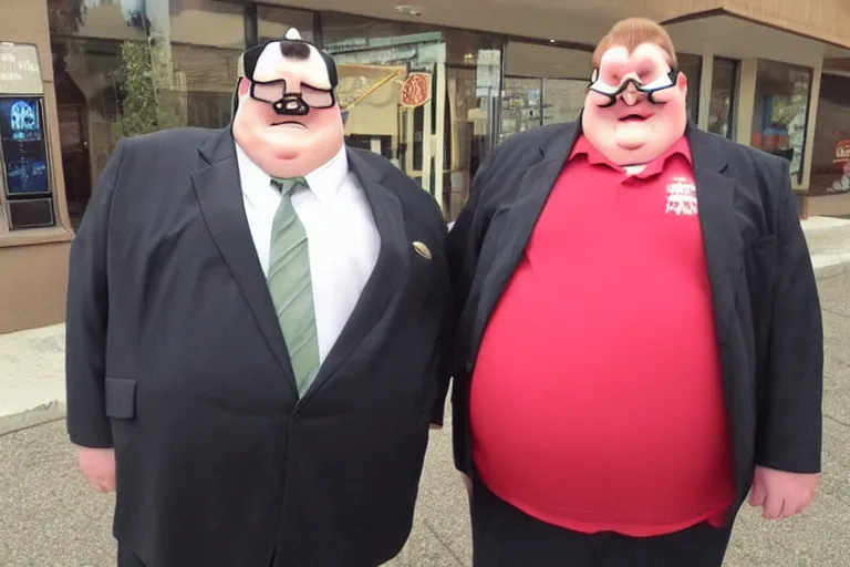 Image similar to a real life peter griffin