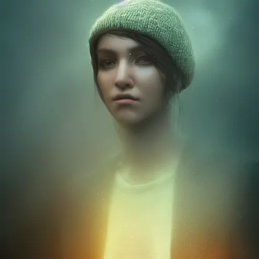 Image similar to lufi in real life, face centered portrait, Confident, fog, rain, volumetric lighting, beautiful, golden hour, sharp focus, ultra detailed, cgsociety by Leesha Hannigan, Ross Tran, Thierry Doizon, Kai Carpenter,Ignacio Fernández Ríos