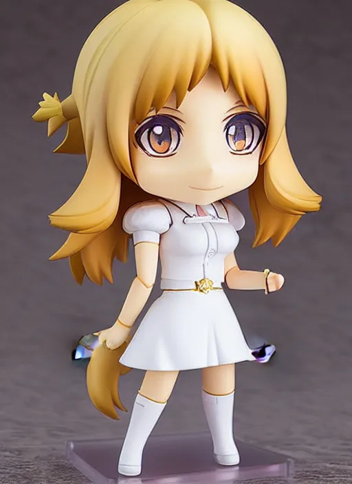 Prompt: nendoroid of princess diana, well - designed, realistic lighting, anime chibi, promotional, proportional chibi