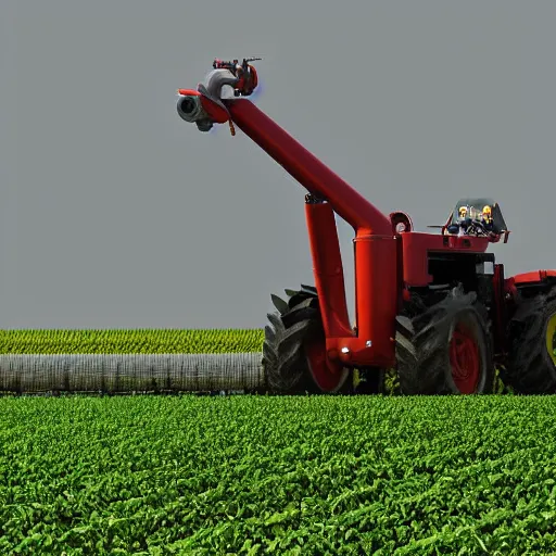 Image similar to robot machinary working a farm by david jefferis