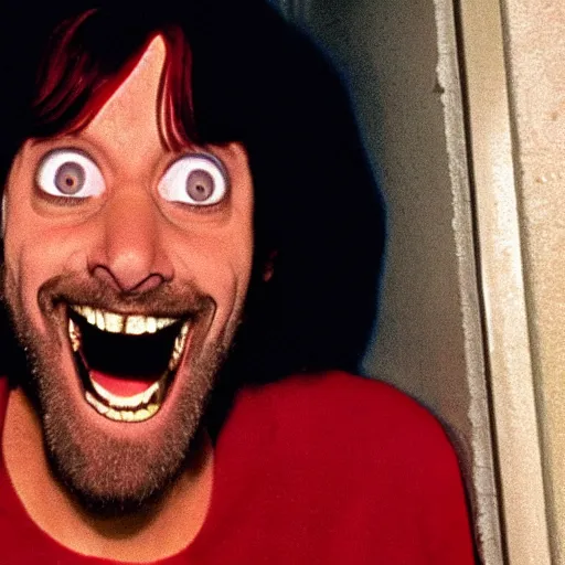 Image similar to movie still photo of Shaggy from Scooby-Doo as Jack Torrance in The Shining