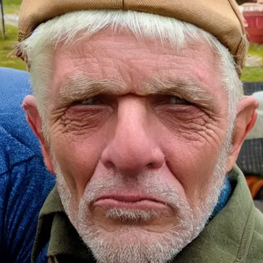 Image similar to a very ugly blond old man