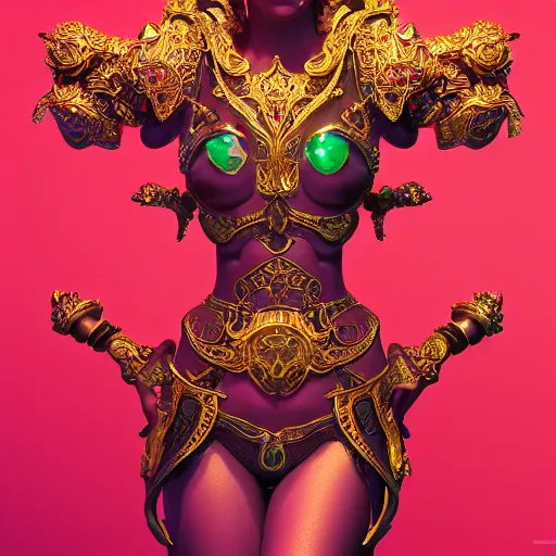 Image similar to photo of wonderful princess of emerald with fair skin, glowing, ornate and intricate, jaw dropping, dynamic lighting, intricate and detailed, 4 k octane render