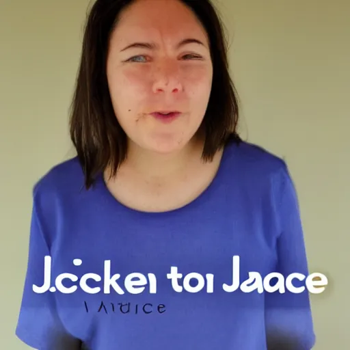 Prompt: the face of a person named jackie