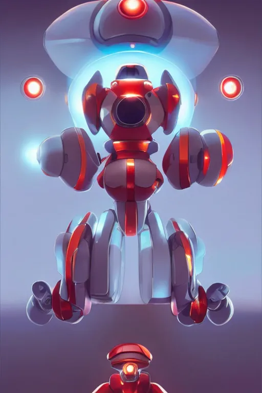 Image similar to metabots medabots medarotto medarot robot minimalist comics, behance hd by jesper ejsing, by rhads, makoto shinkai and lois van baarle, ilya kuvshinov, rossdraws global illumination ray tracing hdr radiating a glowing aura