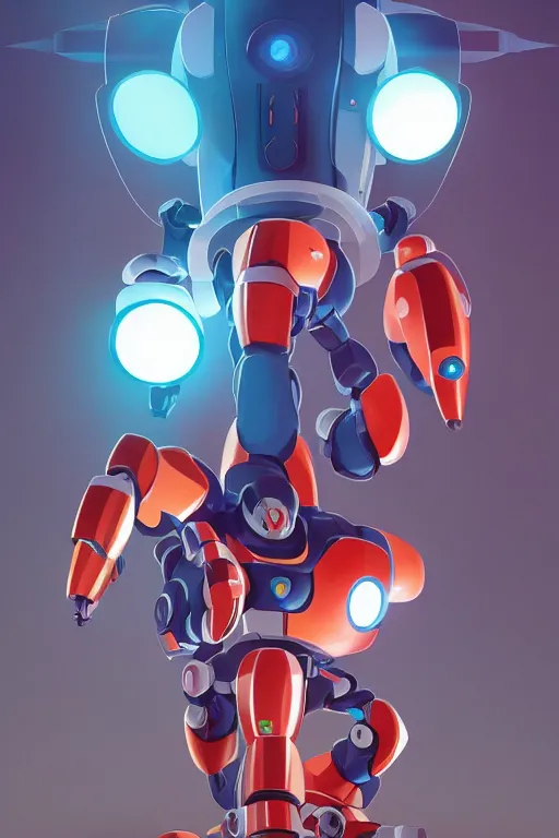 Image similar to metabots medabots medarotto medarot robot minimalist comics, behance hd by jesper ejsing, by rhads, makoto shinkai and lois van baarle, ilya kuvshinov, rossdraws global illumination ray tracing hdr radiating a glowing aura