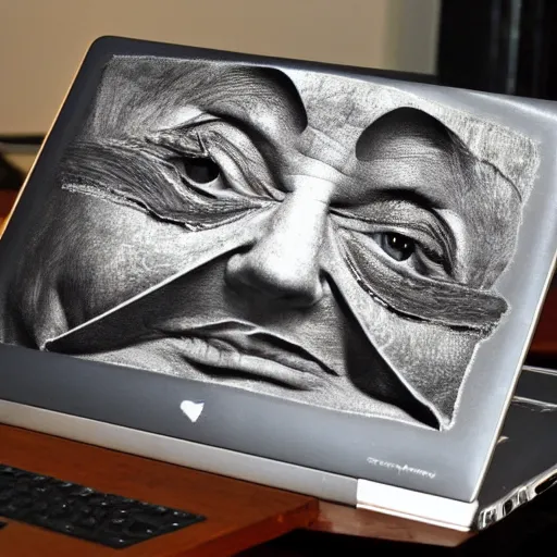 Image similar to Laptop designed by Salvador Dali