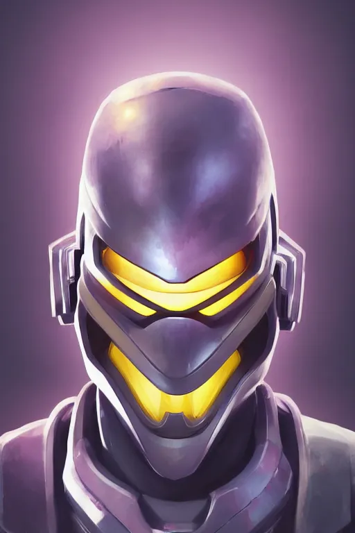 Image similar to epic mask helmet robot ninja portrait stylized as fornite style game design fanart by concept artist gervasio canda, behance hd by jesper ejsing, by rhads, makoto shinkai and lois van baarle, ilya kuvshinov, rossdraws global illumination radiating a glowing aura global illumination ray tracing hdr render in unreal engine 5