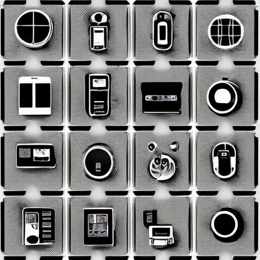 Image similar to vector art abstract modern tech icon on white