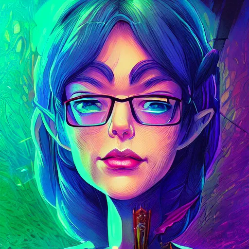 Image similar to skill magic geek inside matrix deepdream radiating a glowing aura stuff loot legends stylized digital illustration video game icon artstation lois van baarle, ilya kuvshinov, rossdraws,