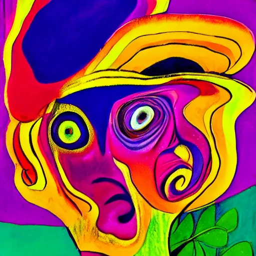 Image similar to Psychedelic Fauvism