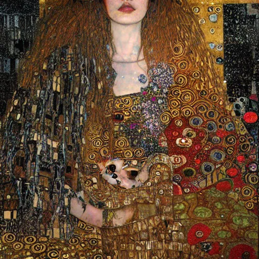 Image similar to the end of everything, intricate detail, klimt, royo, whealan,