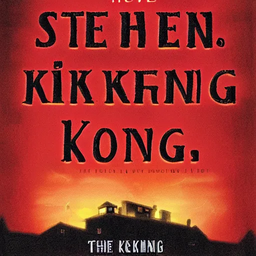 Prompt: Book cover by Stephen King