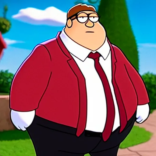 Image similar to Peter Griffin in a Pixar Movie, movie still