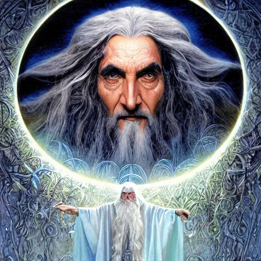 Prompt: majestic Saruman the wise wizard by Mark Brooks, Donato Giancola, Victor Nizovtsev, Scarlett Hooft, Graafland, Chris Moore