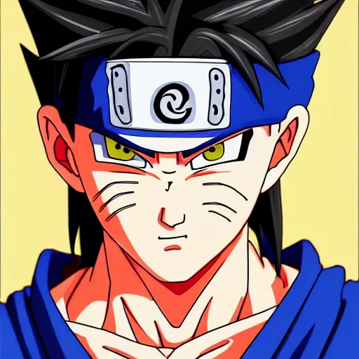 Image similar to ultra realistic portrait painting of a fusion of sasuke and naruto, art by akira toriyama, 4 k, dragon ball artstyle, cel shaded, highly detailed, epic lighting, full body