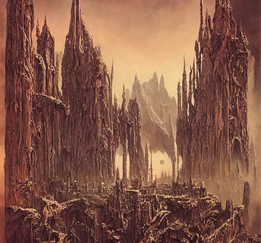 Prompt: estrange calligraphy, detailed, medieval, scary, matte painting bruce pennington, high detail, dramatic, blood letter, infographic, textbook, specimens, hortorium, scientific study