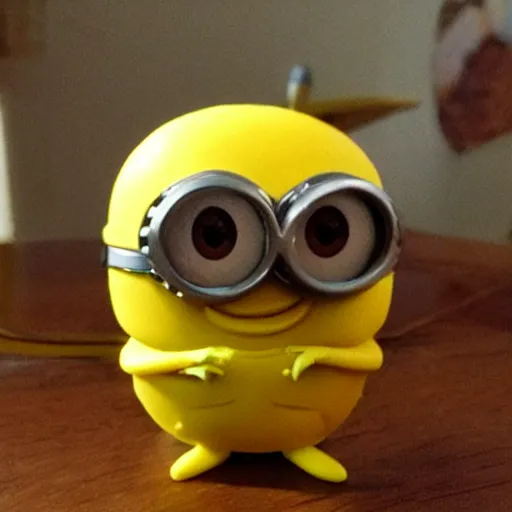 Image similar to 3d print of a cute alien minion