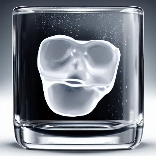 Prompt: o shea jackson face in a ice cube, 8 k, ultra realistic details