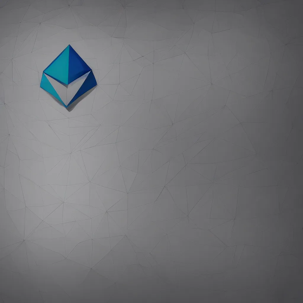 Prompt: a picture of an ethereum ball, ethereum!!!! logo, 3 d render, rendered in cinema 4 d maya vfxfriday