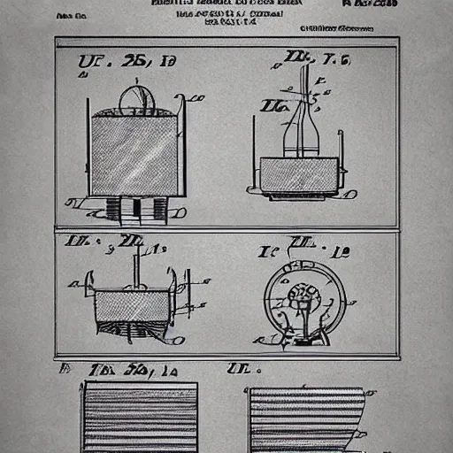Prompt: US patent drawings for fire