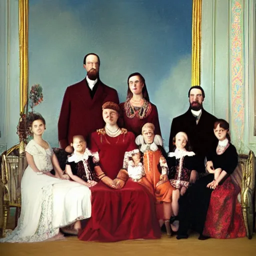 Image similar to the romanov family portrait