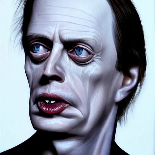 Image similar to 'Steve Buscemi as Lord Voldemort portrait'