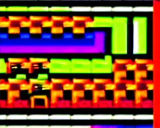 Prompt: Pixel art of a rural gas station at dusk, in the style of 1981 Video Games, 4bit, CGA, 16 colors, high contrast