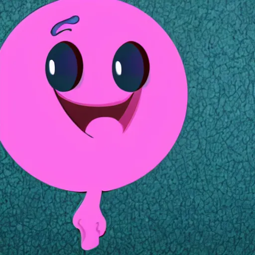 Image similar to pink angry bubble, emoticon