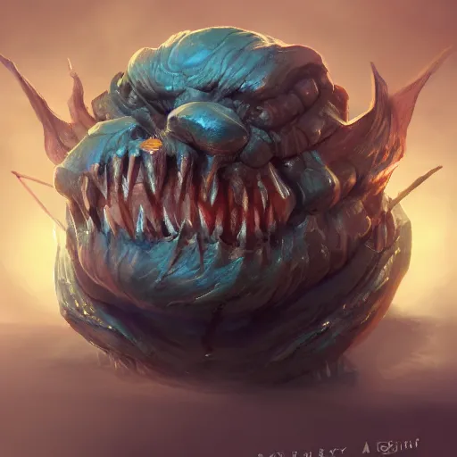 Prompt: a dnd monster which resembles a pencil sharpener, made by stanley artgerm lau, wlop, rossdraws, artstation, cgsociety, concept art, cgsociety, octane render, trending on artstation, artstationhd, artstationhq, unreal engine, 4 k, 8 k,