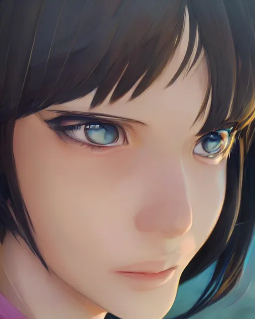 Image similar to dora, medium shot, visible face, detailed, perfectly shaded, perfectly shaded face, atmospheric lighting, by makoto shinkai, stanley artgerm lau, wlop, rossdraws