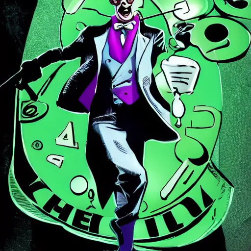 Image similar to The Riddler asking you if you have any questions