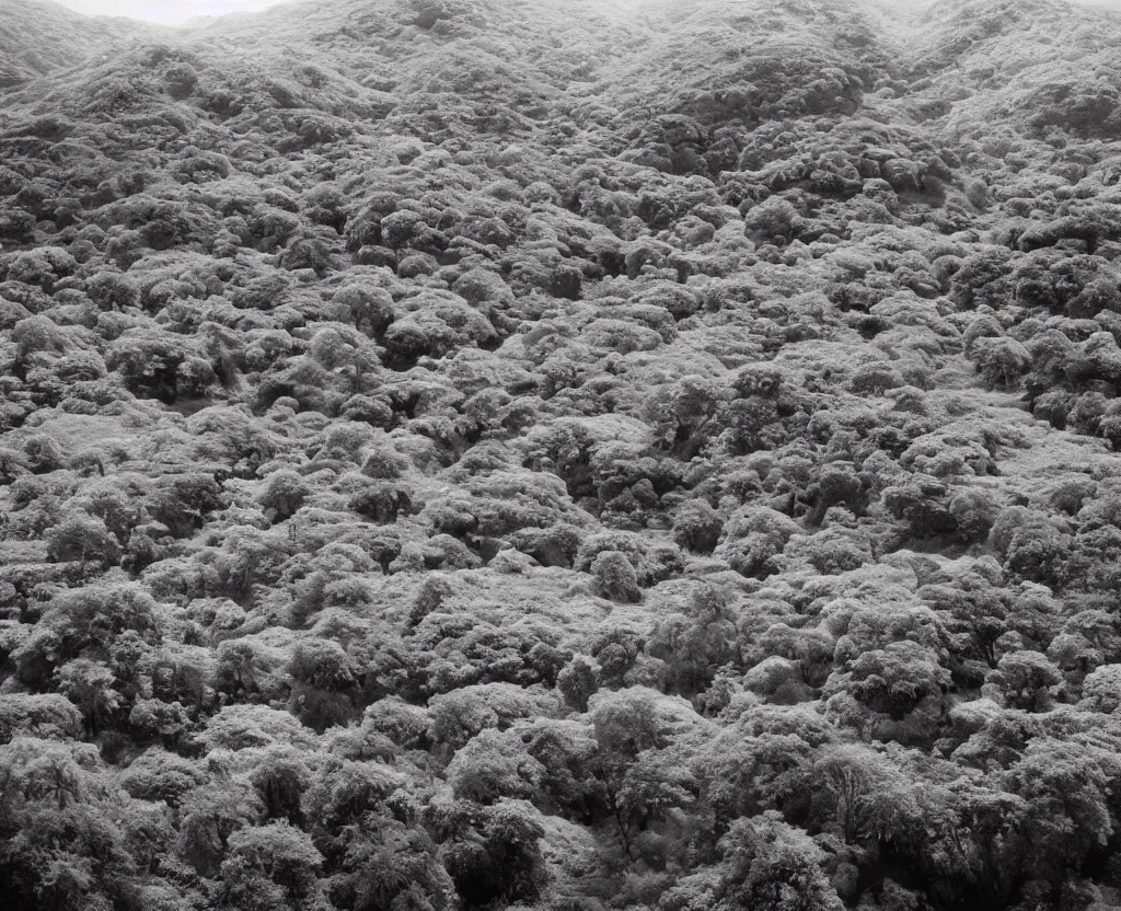 Image similar to a landscape by richard mosse