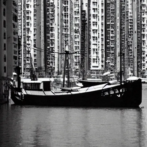 Image similar to hongkong, by fan ho,