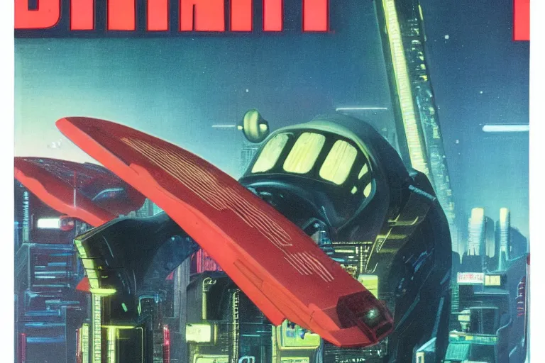 Image similar to 1979 OMNI Magazine Cover of a set of dentures. in cyberpunk style by Vincent Di Fate