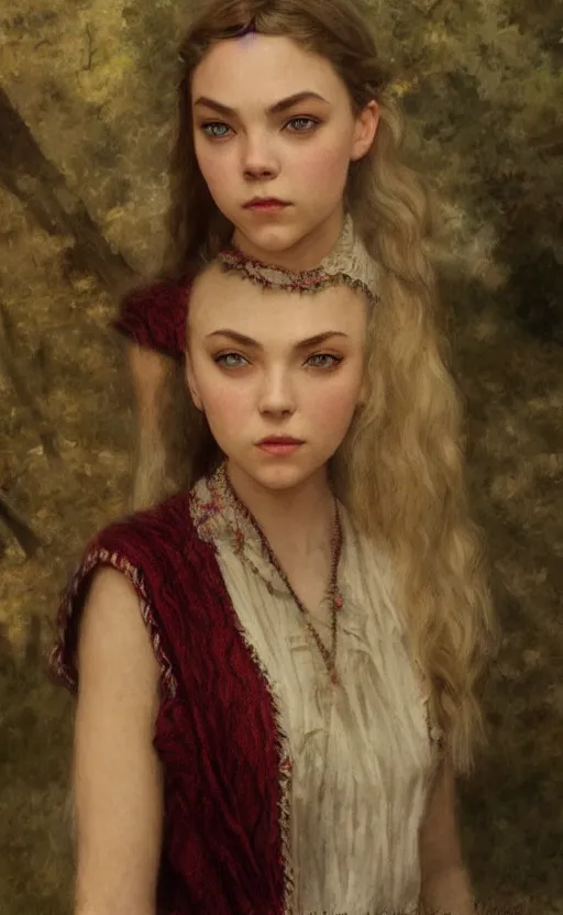 Prompt: anya taylor-joy, annasophia robb, traditional corsican, intricate, highly detailed, artstation, illustration, jurgens, rutkowski, bouguereau