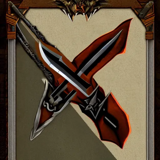 Image similar to a glaive