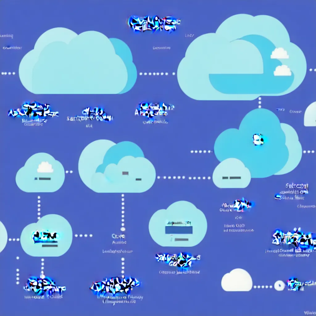 Prompt: Kubernetes cluster deployed to a secure public cloud service, presented at keynote by CEO, trending on Artstation, by Visual Capitalist