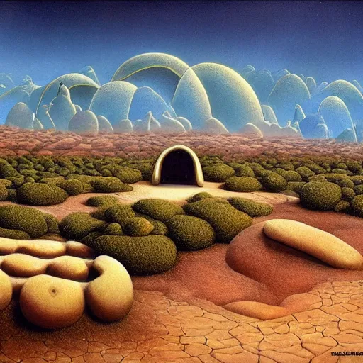 Image similar to surreal environment, hidden garden in the desert by michael whelan, heaven, ultra realistic, aesthetic, beautiful, magical