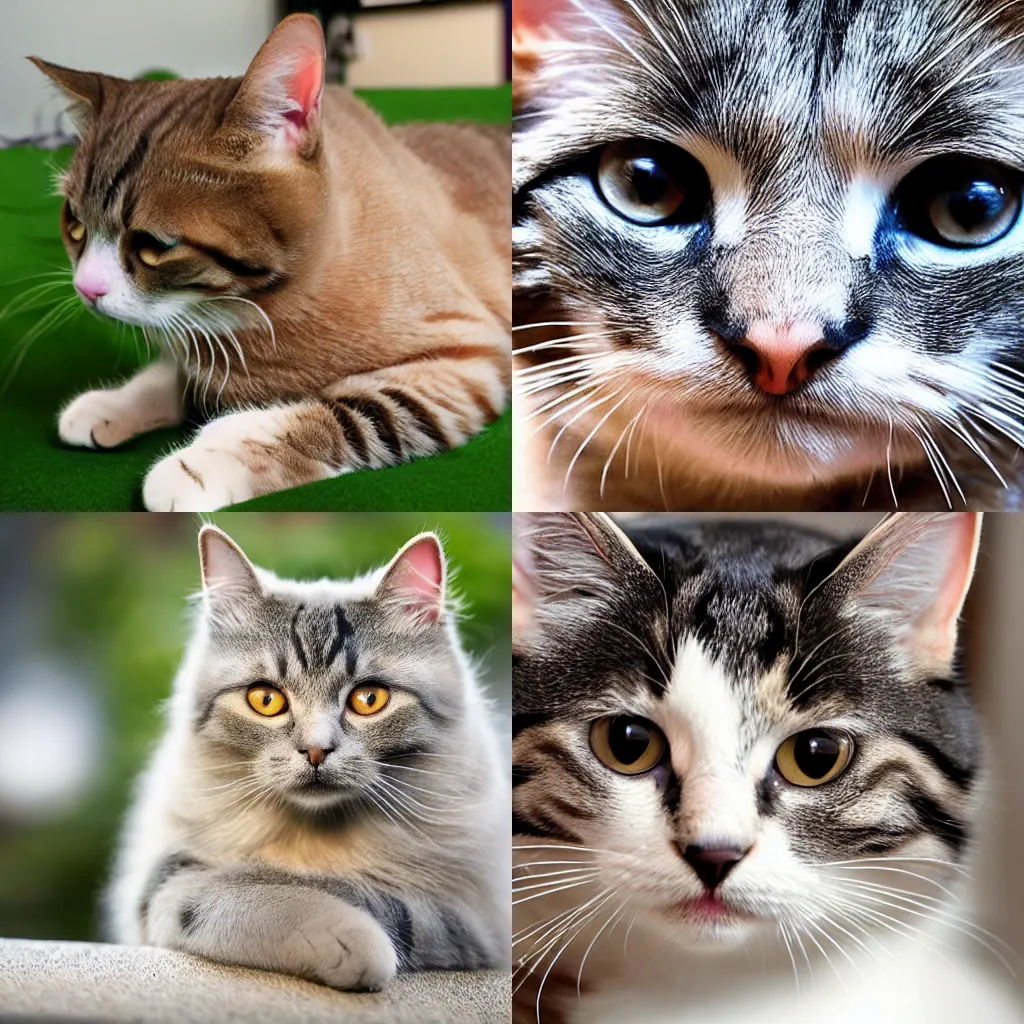 Image similar to cat, trending on catstation
