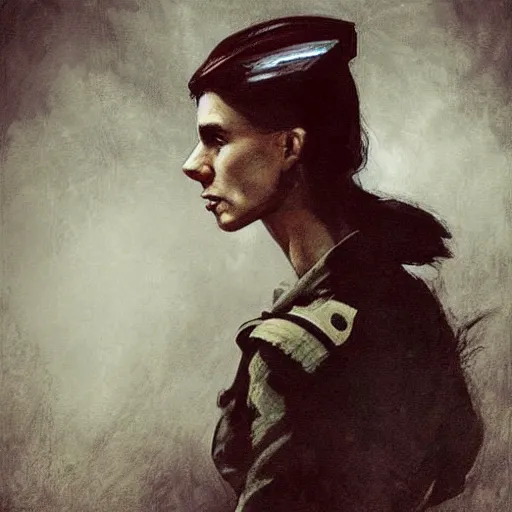 Prompt: portrait young soviet revolutionary leader nadezhda konstantinovna krupskaya, colourised, face portrait, epic, tragic, military art, fantasy, dieselpunk, hd shot, digital portrait, beautiful, artstation, comic style, by artgerm, guy denning, jakub rozalski, magali villeneuve and charlie bowater