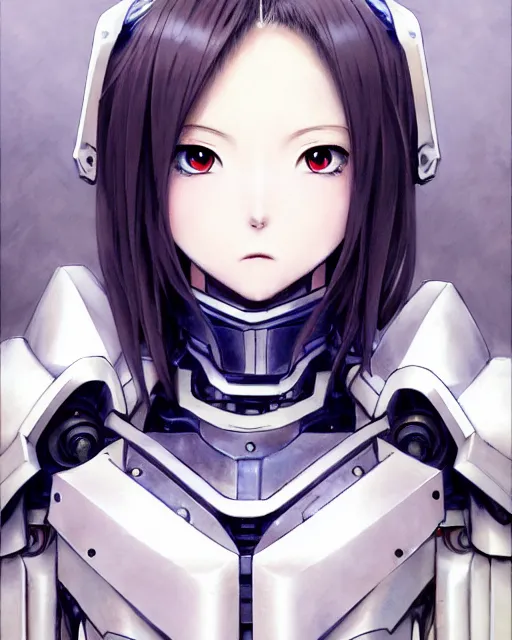 Prompt: portrait Anime Girl in mechanical armor, cute-fine-face, pretty face, realistic shaded Perfect face, fine details. Anime. Warhammer 40000 realistic shaded lighting by katsuhiro otomo ghost-in-the-shell, magali villeneuve, artgerm, rutkowski Jeremy Lipkin and Giuseppe Dangelico Pino and Michael Garmash and Rob Rey