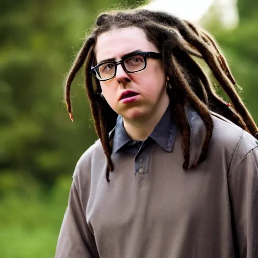 Prompt: mclovin with dreadlocks, promotional still, 4 k