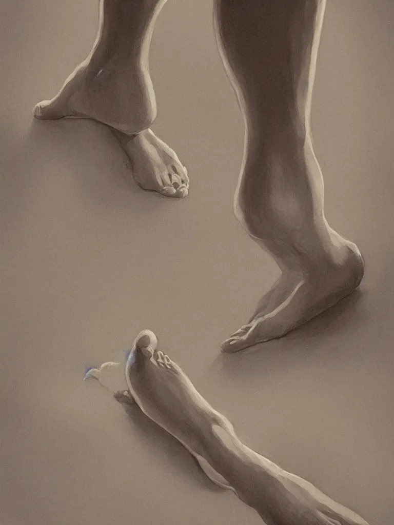 Image similar to my feet on yours by disney concept artists, blunt borders, rule of thirds, golden ratio, godly light