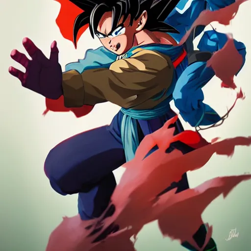 Image similar to hero world dragon ball super, behance hd by jesper ejsing, by rhads, makoto shinkai and lois van baarle, ilya kuvshinov, rossdraws global illumination