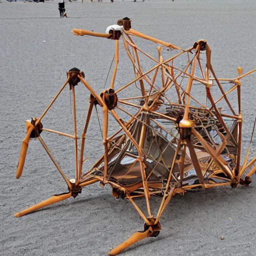 Prompt: strandbeest