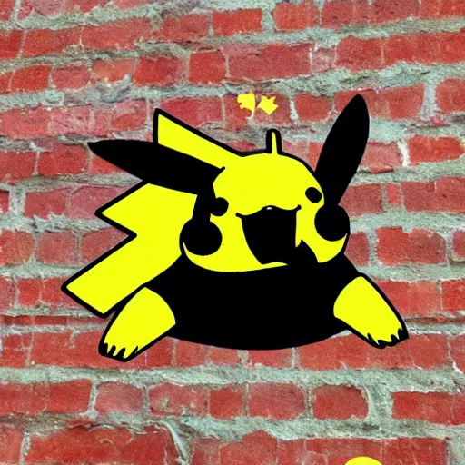 Image similar to a brick pikachu